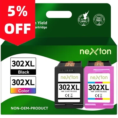 1-2er DRUCKERPATRONEN Für HP 302 XL OfficeJet 1110 3830 3831 3832 3833 3834 3835 - Bild 1 von 4