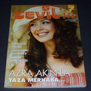 AZRA AKIN-MISS WORLD 2000s Cover+Photos OZGE ULUSOY-SWIMWEAR-YONCA EVCIMIK 12448 - Picture 1 of 18