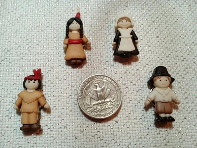 Cuidadores de agujas de peregrinos e indios Foto 1 de 4