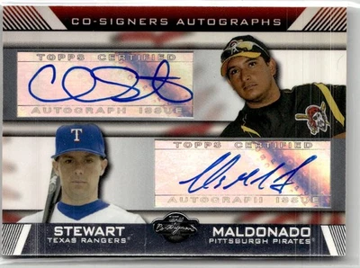 2007 Topps Co-Signers #CS-SMA Stewart / Maldonado AU Dual-Autographs - Image 1 of 2