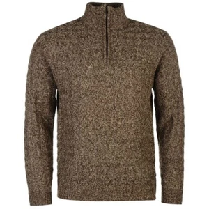 Pierre Cardin Mens Marl Quarter Zip Jumper – Warm Knit – 50% OFF !!! SALE !!! - Picture 1 of 4