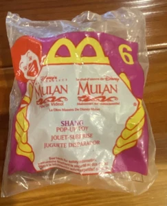 Vintage McDonalds Happy Meal Spielzeug, Mulan #6, Shang Li Disney ungeöffnete Verpackung - Bild 1 von 3