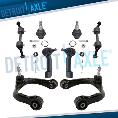 Kit de barra estabilizadora de brazos de control superiores delanteros de 8 piezas para F-150 Expedition Navigator Foto 1 de 4