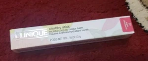 Clinique Chubby Stick Moisturizing Lip Colour Balm #07 super strawberr- Size 3 g - Picture 1 of 2