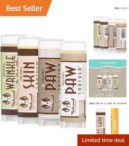 Natural Pet Balm Set: 4 Healing Balms for Skin Irritations and Paw Protection - Picture 1 of 11