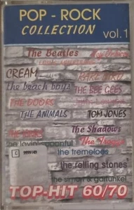 POP-ROCK COLLECTION vol.1 THE BEATLES, CREAM... audio music cassette tape - Picture 1 of 2