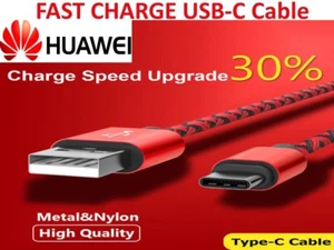 USB Type-C Fast Charger Cable Cord for Huawei P9 P10 Pro Mate 9 10 20 Honor S21 - Picture 1 of 2