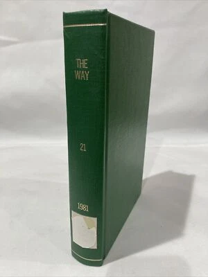 The Way Quarterly Review of Christian Spirituality HC Bound Volume 21 1981 (BM54 - Image 1 of 4