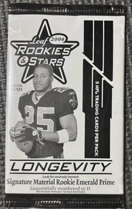 Leaf Rookies & Stars 2006 NFL Football Longevity Pack - Nuevo, sellado - Imagen 1 de 1