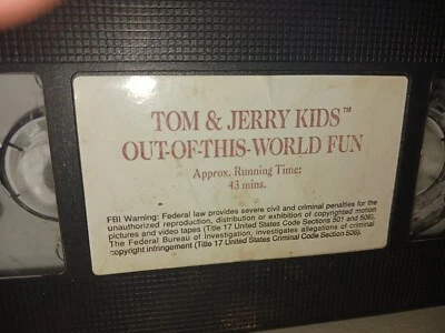 Tom And Jerry Kids, Out Of This World Fun, VHS, Tape,used, - Image 1 of 4