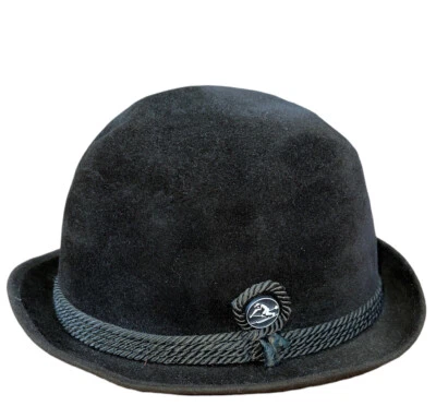 Sombrero Royal De Luxe STETSON Marrón 100% Lana Hombre Talla 7 1/8 De Colección RARO Foto 1 de 4