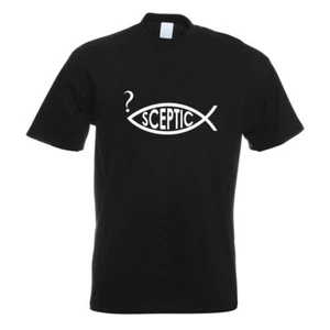 Camiseta Sceptic Fisch motivo impreso camisa divertida diseño estampado - Imagen 1 de 19