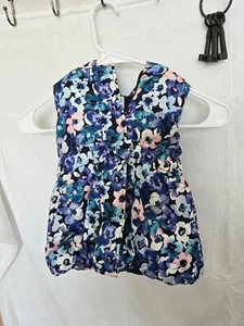 Gymboree lil girls Winter coat vest with hood.Cute lil ears on hood Sz 5T EUC - Picture 1 of 4