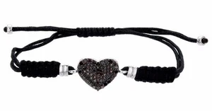 Brazalete Corazón Krementz 0.70ctw Genuino Elegante Rojo Intenso Diamante Mejorado. Nuevo - Imagen 1 de 3