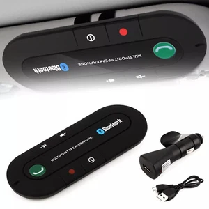 Téléphone portable de voiture mains libres Bluetooth 4.1 audio mains libres - Photo 1 sur 9
