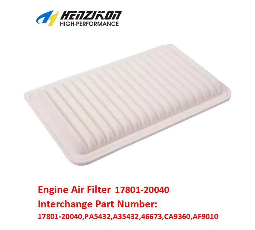 Filtro de aire para TOYOTA HIGHLANDER 2001-2013 2,4 L 2,7 L 3,0 L 3,3 L 3,5 L 17801-20040 Foto 1 de 3