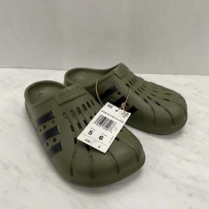 ADIDAS DARK GREEN CLOG MEN SIZE 5 WMN SIZE 6 NWT! - Picture 1 of 6