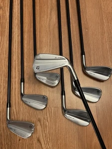 Taylormade 2024 P790 Irons 4-PW Chrome Dynamic Gold 105g S300 Black Shaft Mcc - Picture 1 of 7