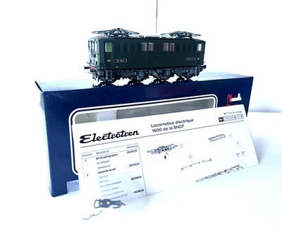 ELECTROTEN HO LOCOMOTIVE ÉLECTRIQUE BB 1600 (1628) EP III SNCF REF 3706 NEUF - Photo 1/4
