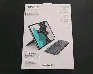 Logitech Flip Folio Keyboard Case for iPad Pro 13" (M4), iPad Air 13" (M2 & M3) - Picture 1 of 6