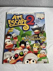 Ape Escape 2* Brady Games Official Strategy Guide* Rare Book Sealed - Picture 1 of 3
