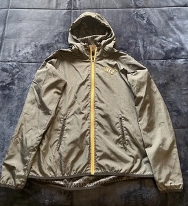 VCU Rams anthrazit Kapuze Polyester Windbreaker Reißverschluss Jacke Größe Medium Kolosseum - Bild 1 von 14