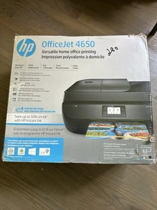 New never opened HP OfficeJet 4650 Wireless All-in-One Printer Fax Copy Scan - Picture 1 of 4