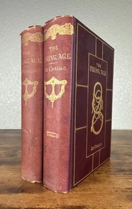 DIE WIKINGERZEIT VON PAUL B. DU CHAILLU 1890 1. AUFLAGE - 1366 ILLUSTRATIONEN - Bild 1 von 24