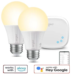 Sengled Smart LED Soft White Bulbs 2-Pack Kit with Hub Alexa And Google - Picture 1 of 8