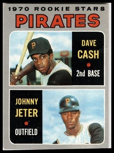 1970 Topps #141 Pirates 1970 Rookie Stars (Dave Cash / Johnny Jeter) RS, RC - Picture 1 of 2