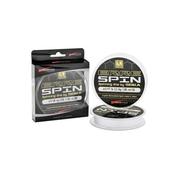 Filo pesca spinning crystal Tubertini Seika Erre Spin 200mt - Immagine 1 di 1