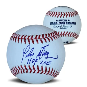 Pedro Martinez Autographed Hall of Fame HOF 2015 Signed MLB Baseball JSA COA - Picture 1 of 4