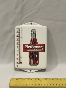 Dr. Pepper Porcelana Esmalte Letrero Soda Termómetro Bebidas Publicidad Termo - Imagen 1 de 2