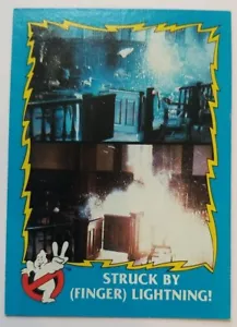 1989 Topps Ghostbusters II Movie Trading Card #26 Struck By (Finger) Lightning! - Picture 1 of 2