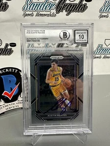 AUSTIN REAVES SIGNED HANDSIGNIERT 22-23 PANINI PRIZM ON CARD SLABBED-BECKETT BGS - Bild 1 von 8