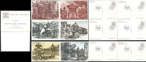 1977 VATICANO N. 6 CARTOLINE POSTALI DA 130 LIRE FONTANE ANNULLO FDC - F - Picture 1 of 1