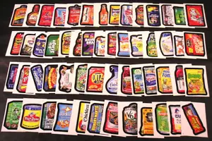 Topps Wacky Packages ANS7 2010 Serie 7 SET BASE COMPLETO di 55 adesivi quasi nuovi+ - Foto 1 di 2