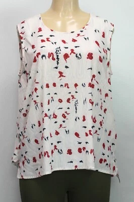 Blusa para mujer Adolfo Dominguez elástica sin mangas multicolor talla 44 Foto 1 de 4