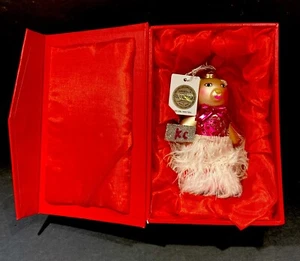 Swarovski Elements HSN rosa Schwein Weihnachtsschmuck 2017 Kristen Chenoweth 5 Zoll  - Bild 1 von 8