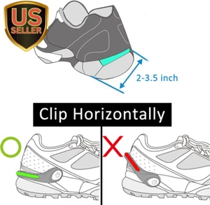 Shoe Clip Lights (2 Pack) Reflective Safety Night Running Gear for Runners Jo... - Picture 1 of 7