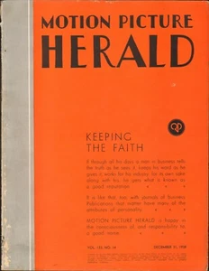Motion picture Herald Movie Trade magazine-Dec. 31 1938-----19 - Imagen 1 de 5