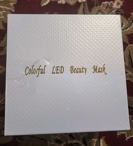 Berber's Treat Led Face Neck Mask Light Therapy, 7 Colors LED Facial  Open Box - Picture 1 of 7