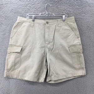 Pantalones cortos Columbia Cargo para hombre 40 (reales 39x9) beige con cremallera frontal plano - Imagen 1 de 13