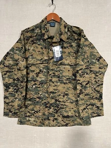 NWT Propper Uniform BDU Coat Ripstop 4 Cargo Pocket Size Small Woodland Digital - Picture 1 of 8