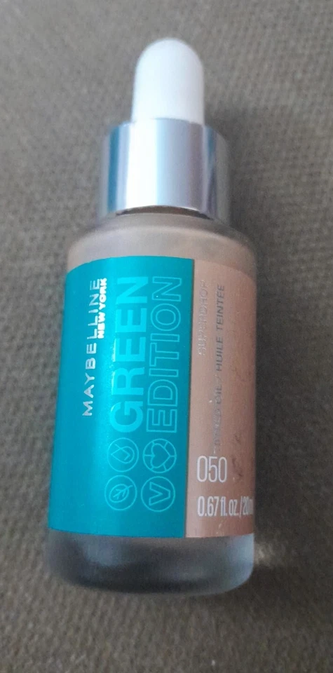 Maybelline Makeup New York Green Edition Superdrop Tinted Oil # 050 Foundation - Image 1 of 1
