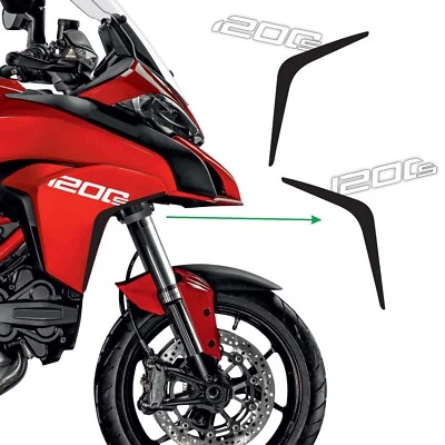 COPIONE STICKER STORE 2 Adesivi DUCATI MULTISTRADA 1200 s fianco replica GT NERO e BIANCO MT 12D