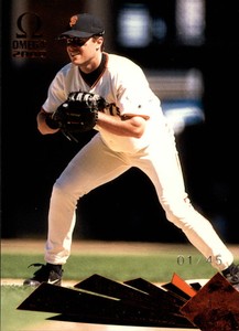 2000 (GIANTS) Pacific Omega Copper #129 J.T. Snow /45