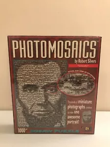 SEALED IN BOX PHOTOMOSAICS ROBERT SILVERS ABRAHAM LINCOLN 1000 PCS PUZZLE - Picture 1 of 3