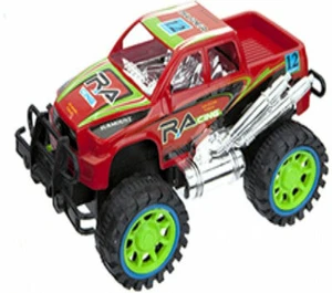 BIG WHEELS CHILDS MONSTER TRUCK SET OF 2 OFF-ROAD TOY VEHICLES RED AND YELLOW - Picture 1 of 4