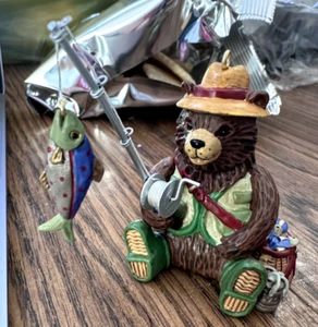 Hallmark Keepsake Ornament Christmas 2003 This Is the Life Bear Fishing - Picture 1 of 7